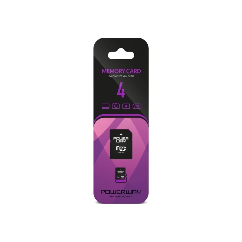 Powerway 4 GB Micro Sd Hafıza Kartı