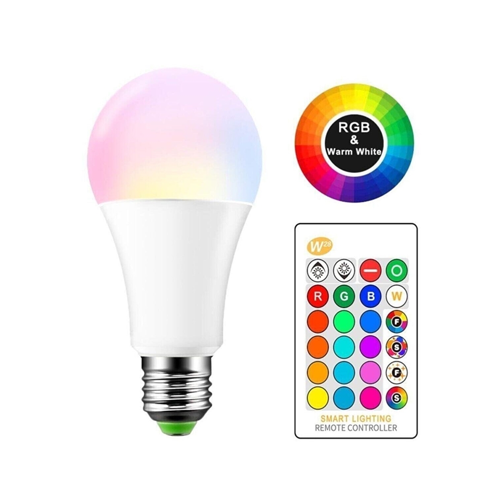 Led Uzaktan Kumandalı Renk Değiştiren Ampul Rgb 9w