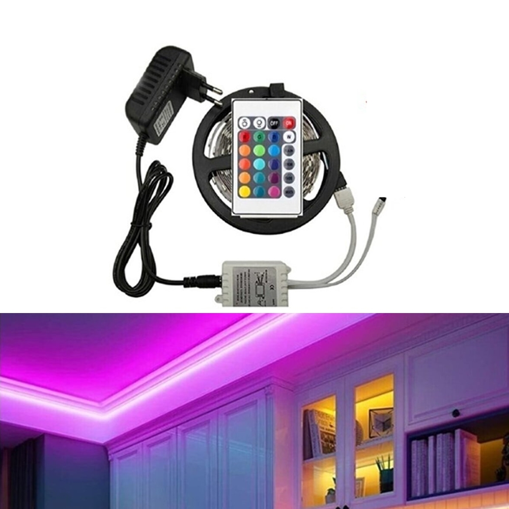 Animasyonlu Kumandalı Rgb Şerit Işık Aydınlatma 5 Metre