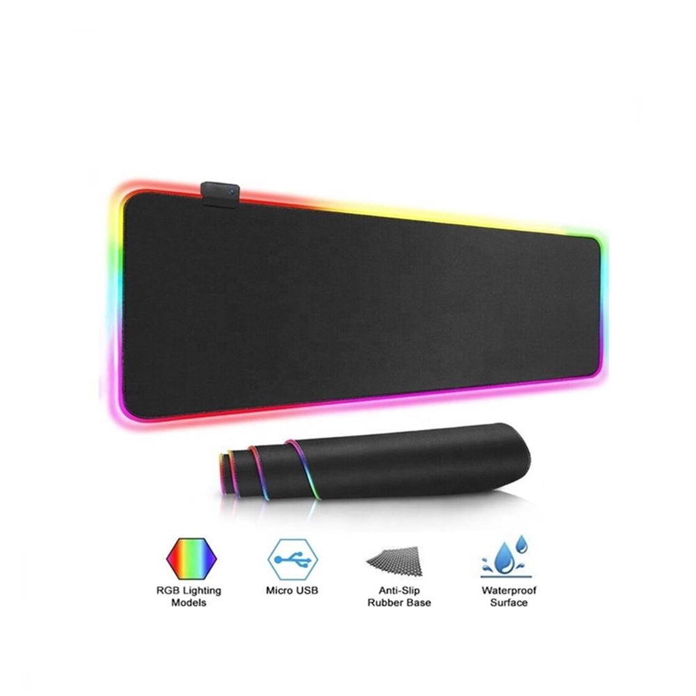 Mouse Pad Rgb Oyuncu Düz Siyah 80-30 Cm
