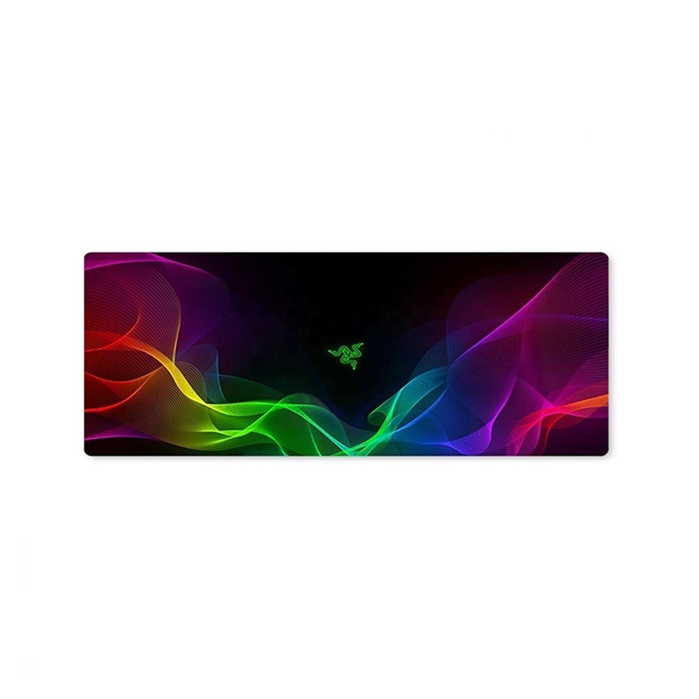 Mouse Pad 70×30 Cm Purple Zone Desenli Kaymaz Dikişli