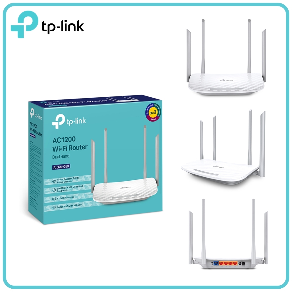 Tp-Link AC1200 C50 Kablosuz Dağıtıcı