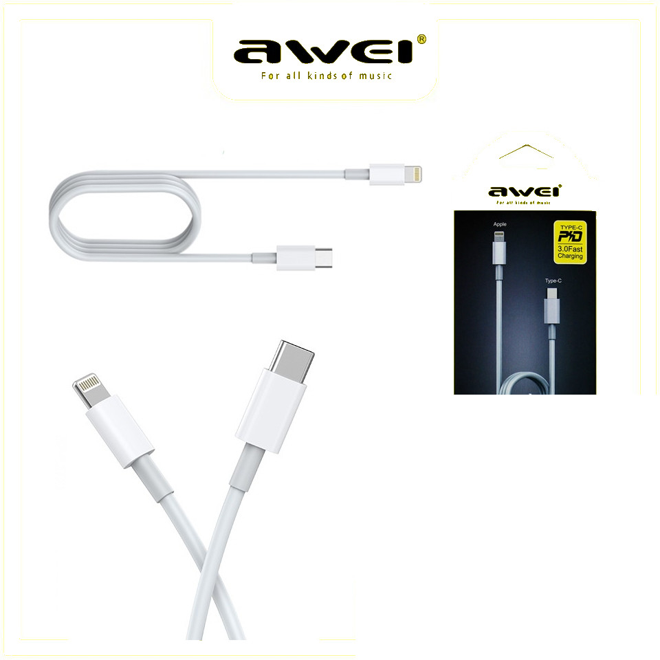 Awei CL-68 USB C For iOS Kablo PD 5A 18W