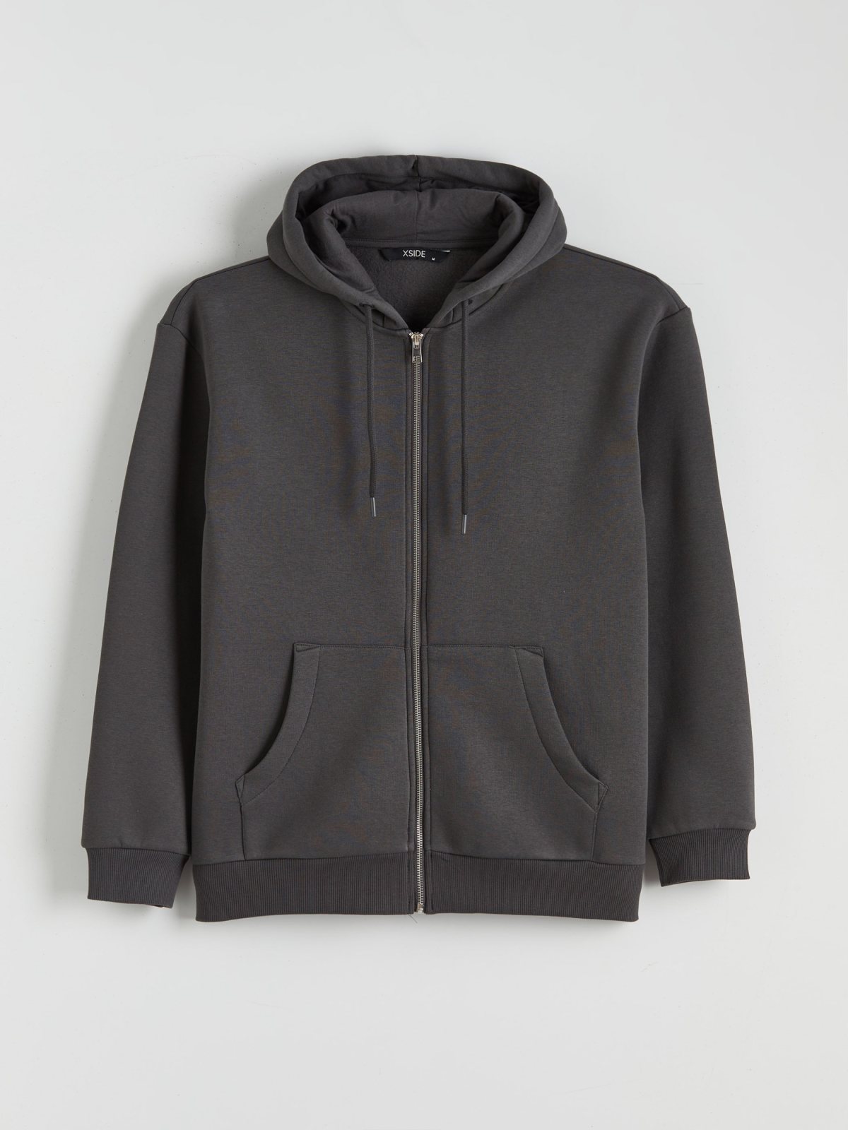Fermuarlı Sweatshirt KOYU GRİ