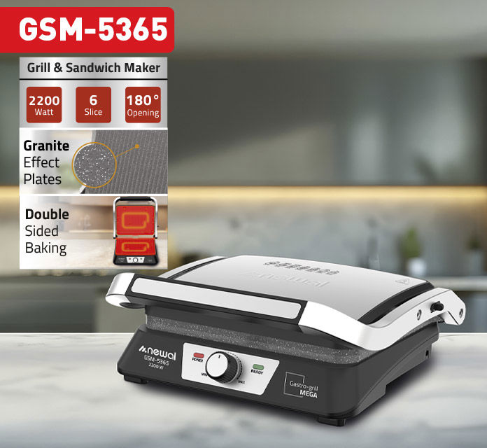 Newal GSM5365 Tost Makinesi XXL