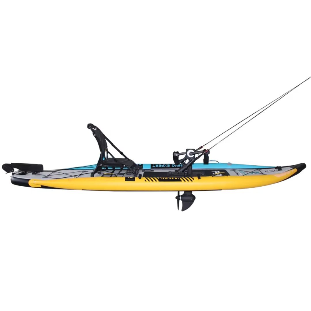 Entroffy Inflatable foot pedal fishing boat