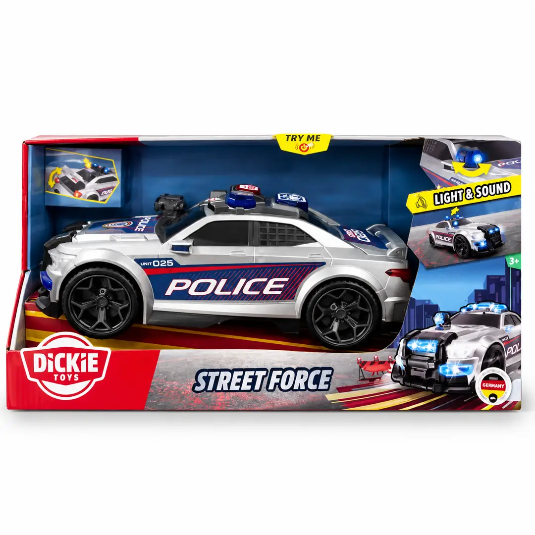 Dickie Toys Street Force Işıklı ve Sesli Polis Arabası