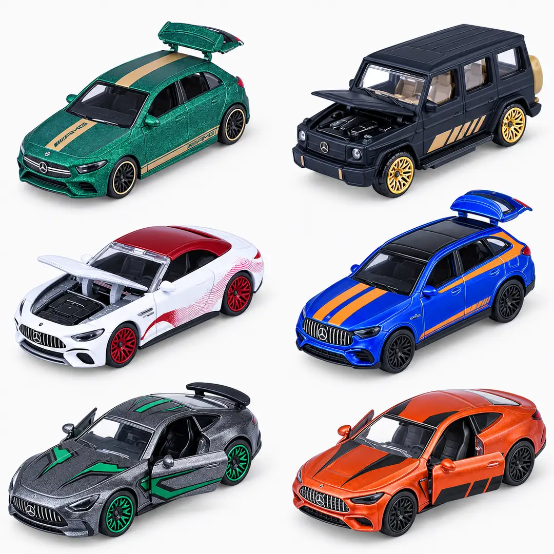 Majorette Mercedes-AMG Deluxe Metal Oyuncak Araba Özel Seri – 7,5 cm