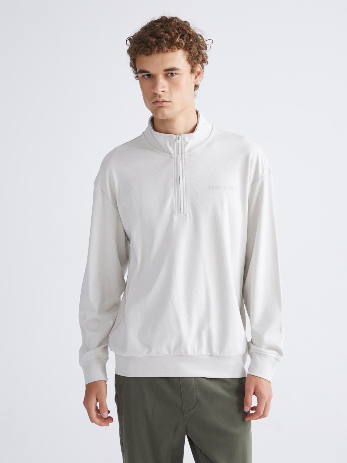 Sweatshirt TAŞ RENGİ
