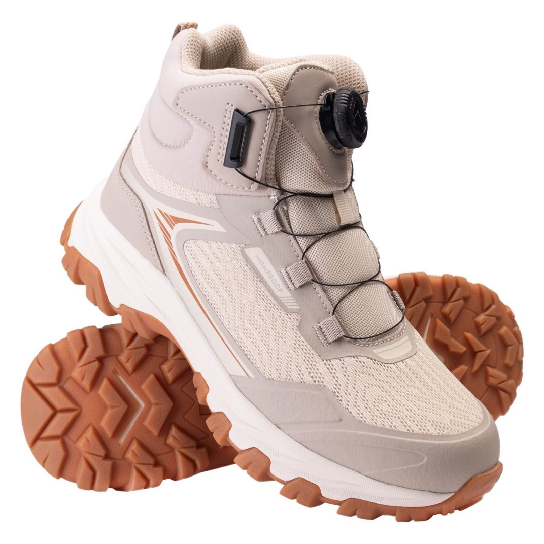 Elbrus Katrian Mid Boots WP Wo's Beige White/light Sand/rubber