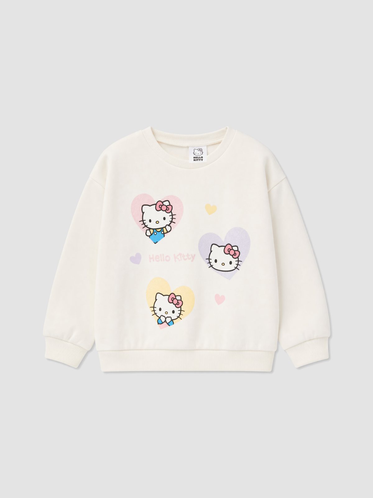 LC Waikiki Hello Kitty Ekru Çocuk Sweatshirt