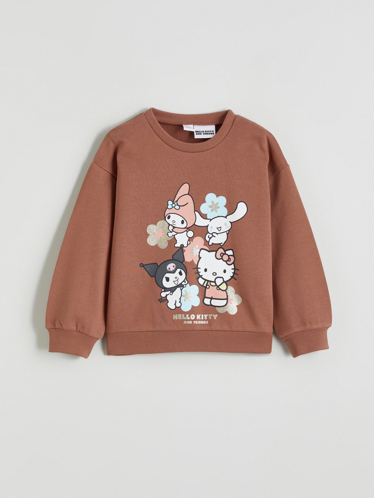 LC Waikiki Çocuk Sweatshirt Açık Kahverengi