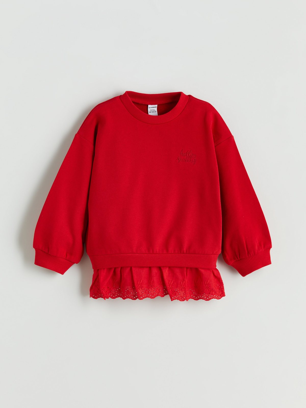LC Waikiki Kırmızı Çocuk Sweatshirt