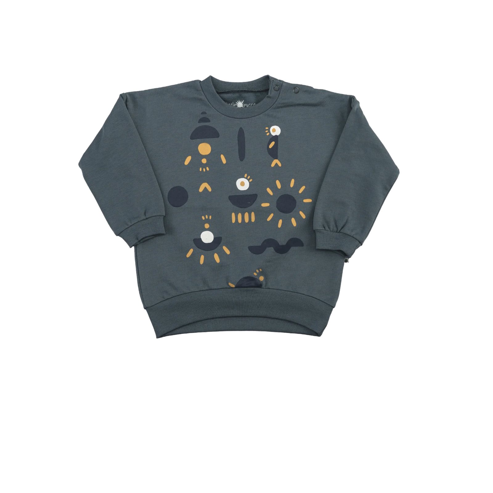 Yucca "Grow" Sweatshirt Koyu Mavi