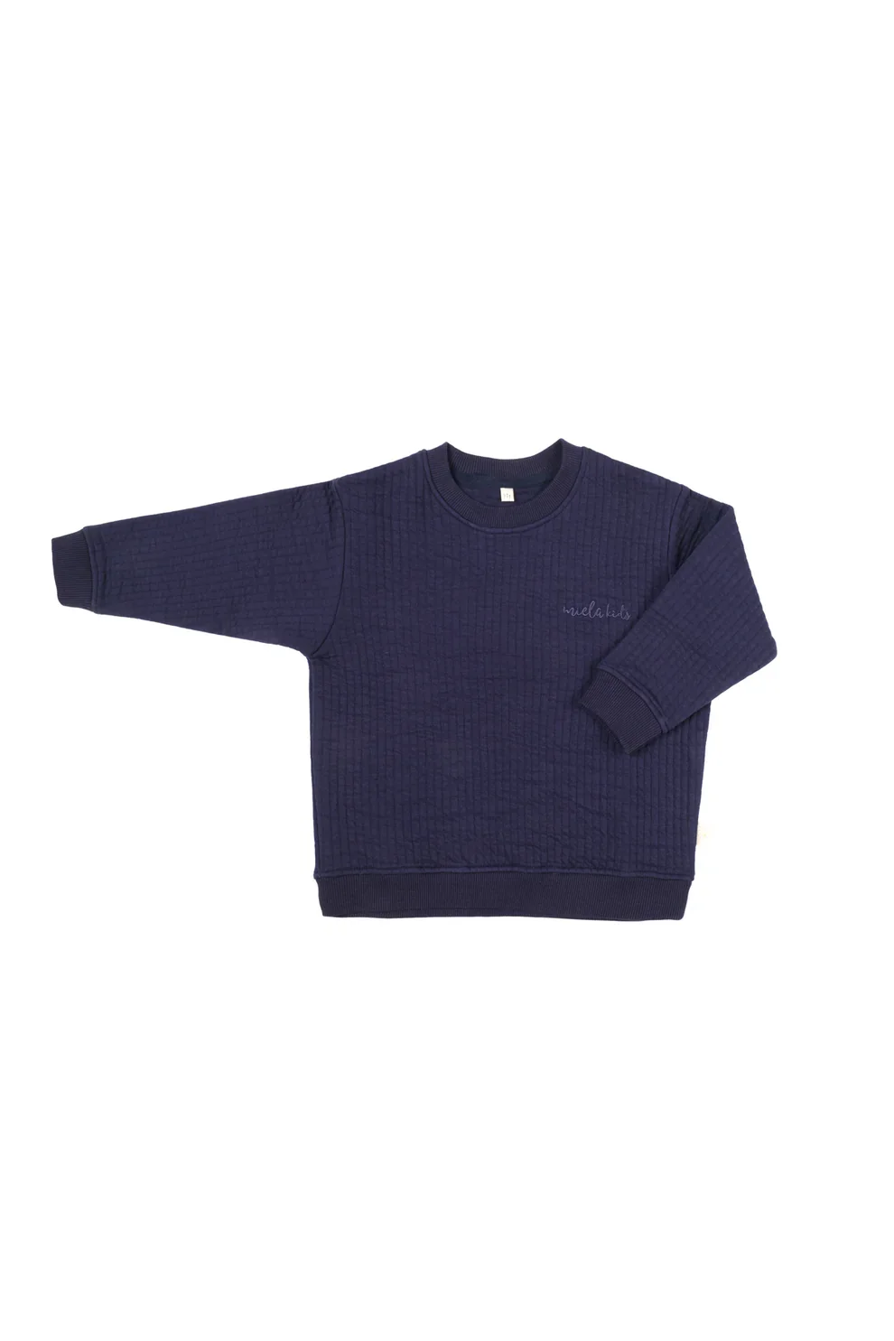 Kapitone Sweatshirt - Gece Mavisi