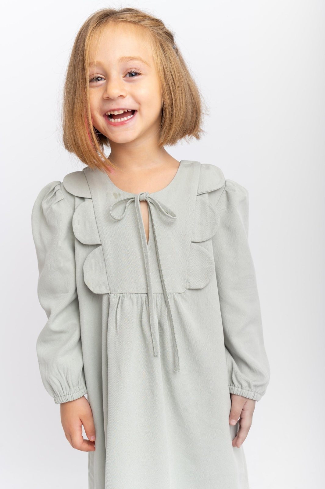 Olive 0278OLV11 Tencel Elbise