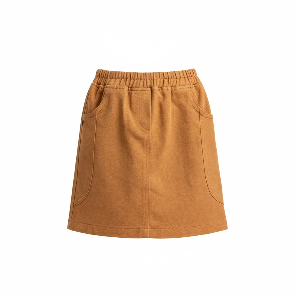Olive Gabardin Etek 0275OLV Taba