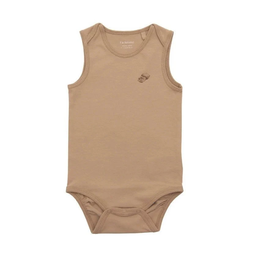Organik Kolsuz Çıtçıtlı Body Ceviz