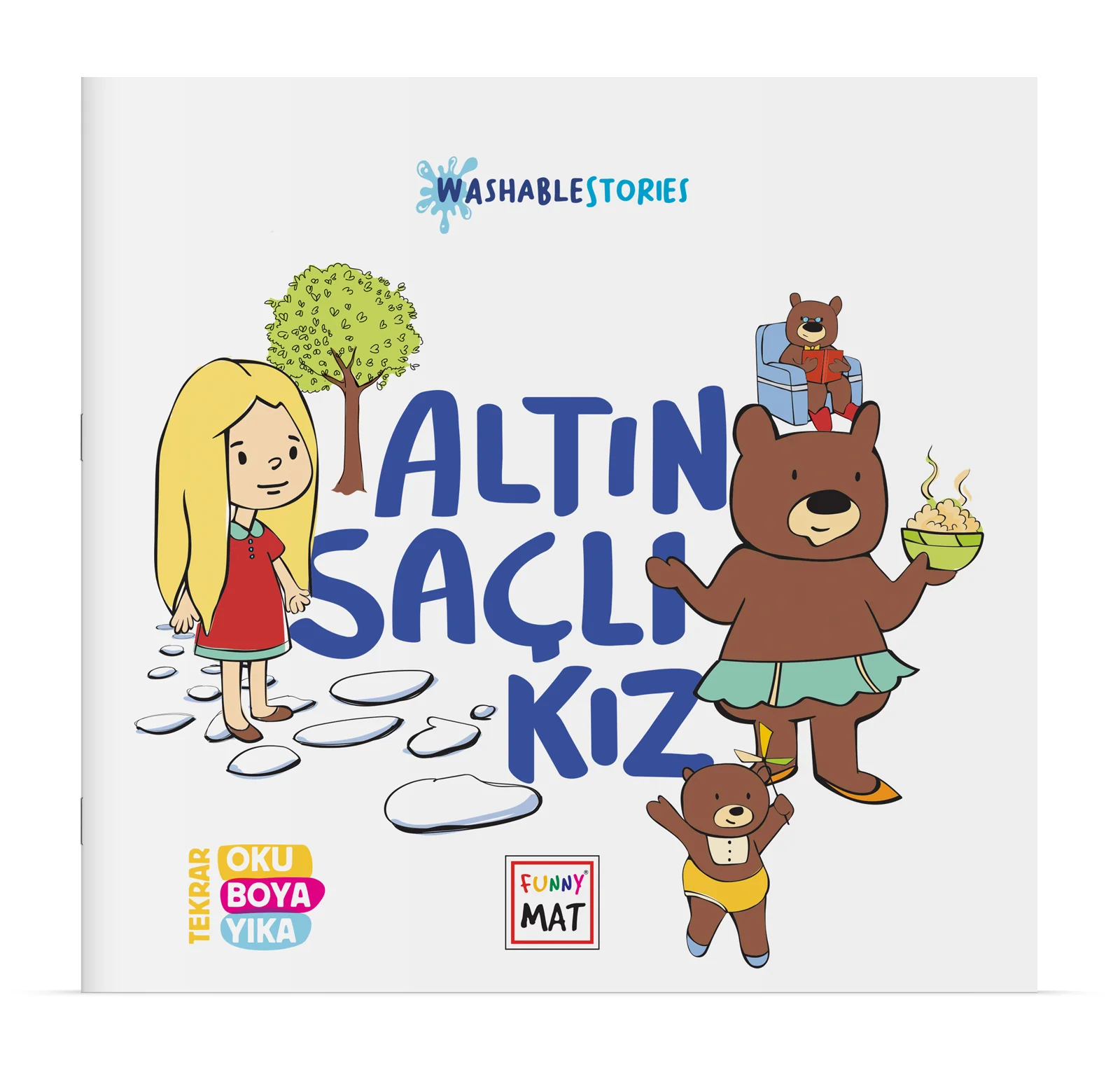 Funny Matyıkanabilir Hikaye Kitabı Altın Saçlı Kız Yeni