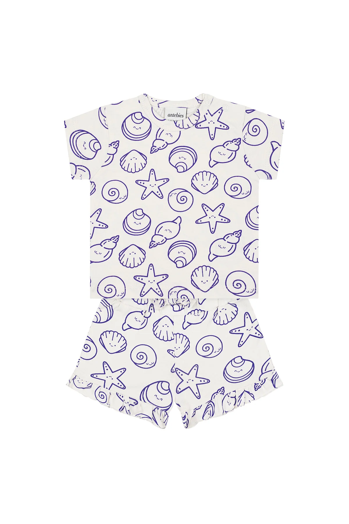 Antebies Neşeli Dostlar Kısa Kollu Tshirt Şort Set