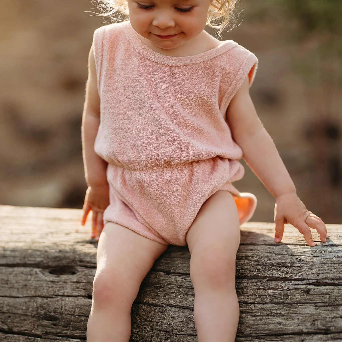 Antebies Toz Pembe Lastikli Body