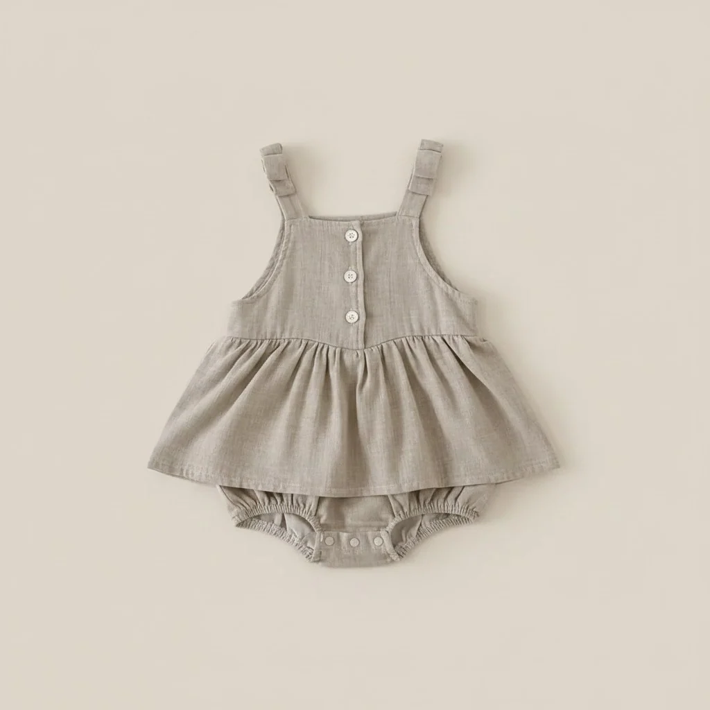 Petits Nobles Willow Linen Romper