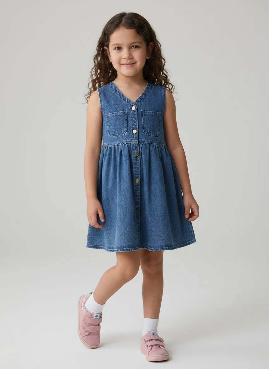 Petits Nobles Willow Denim Dress