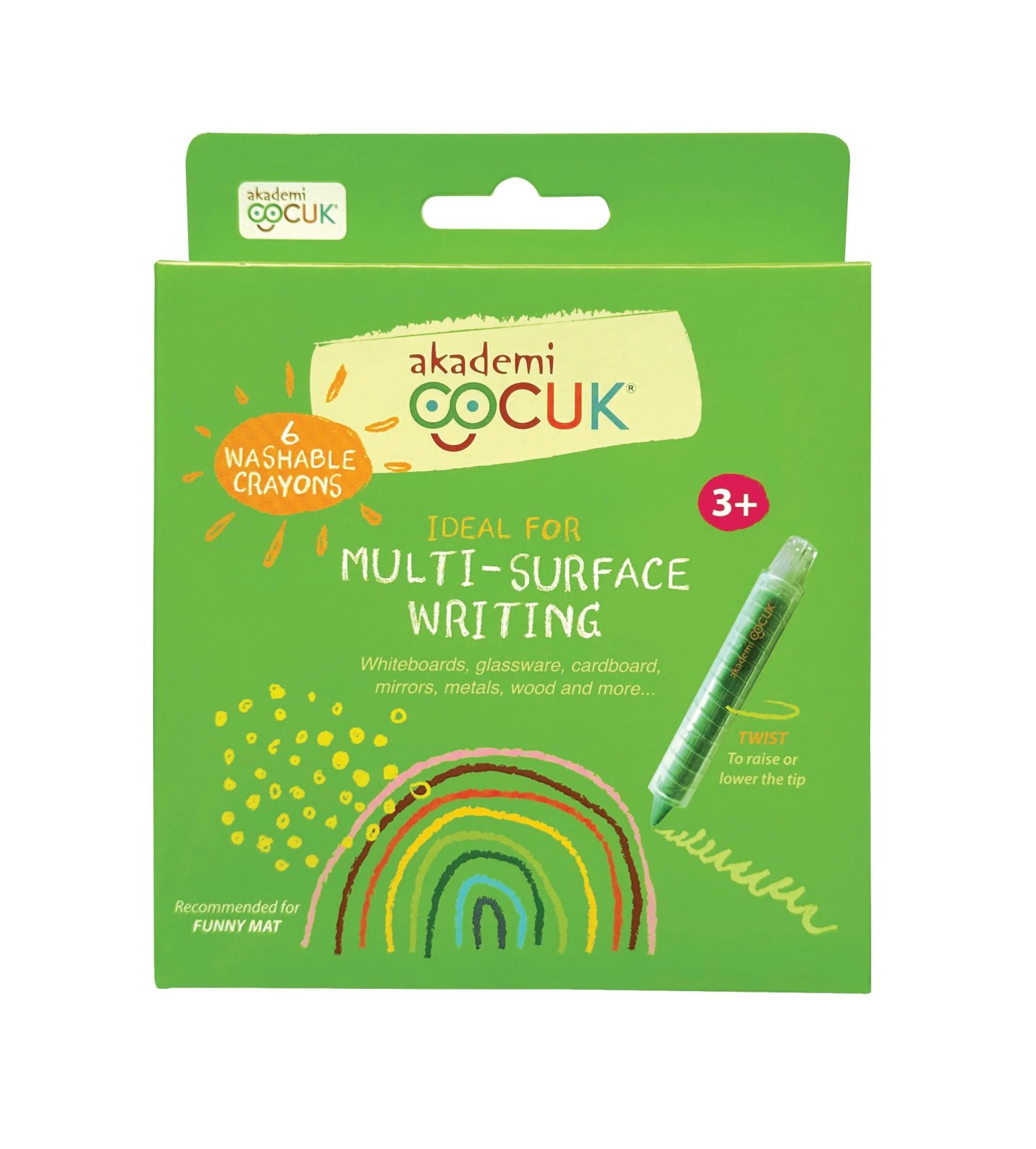 Yıkanabilir Crayons 6 Boya