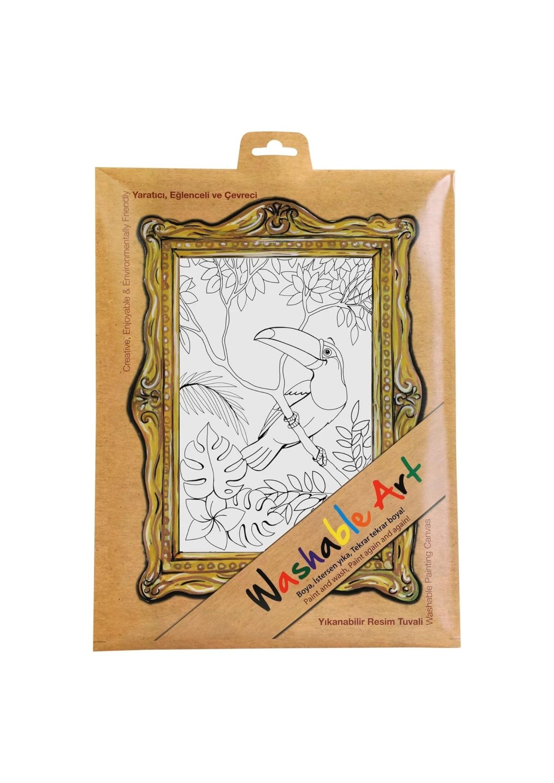 Akademi Çocuk Funny Mat Washable Art Orman Yıkanabilir Boyama Matı