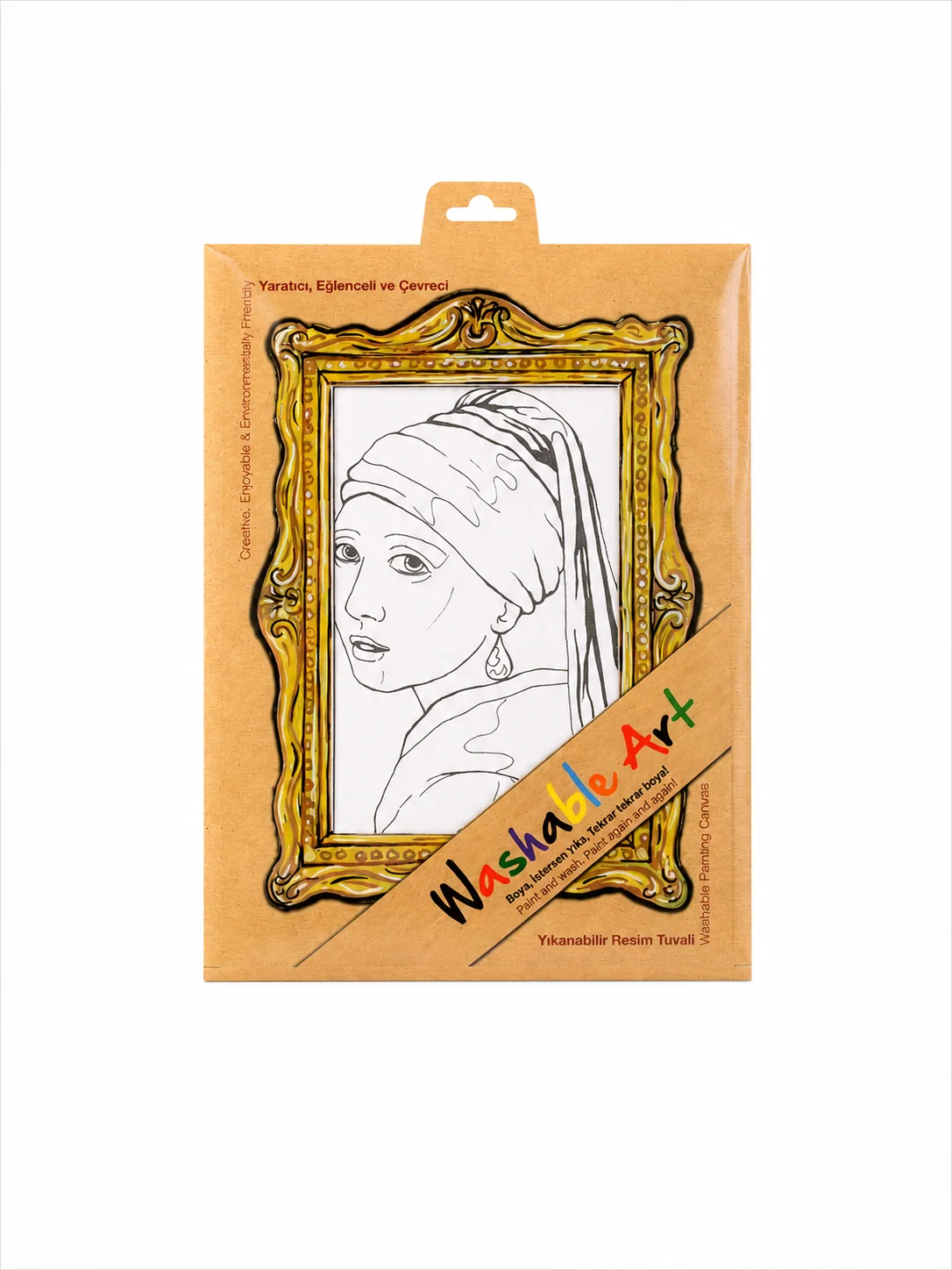 Funny Mat Washable Art Johannes Vermeer Girl with A Pearl Earring