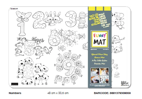 Funny Mat Sayılar 48 x 33.5 cm