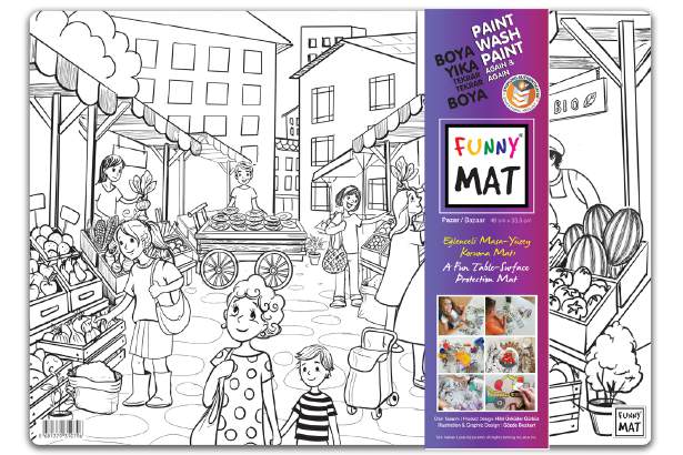 Funny Mat Pazar 48 x 33.5 cm