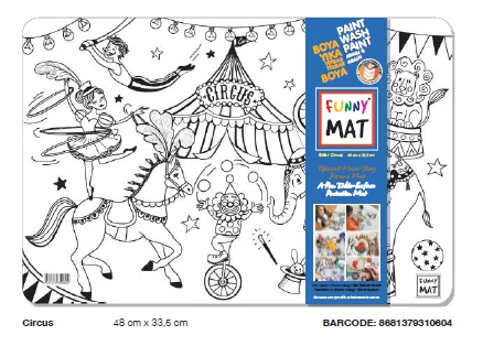 Funny Mat Sirk 48 x 33.5 cm