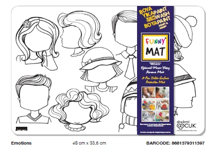 Funny Mat Duygular 48 x 33.5