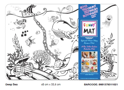 Funny Mat Derin Deniz 48 x 33.5 cm