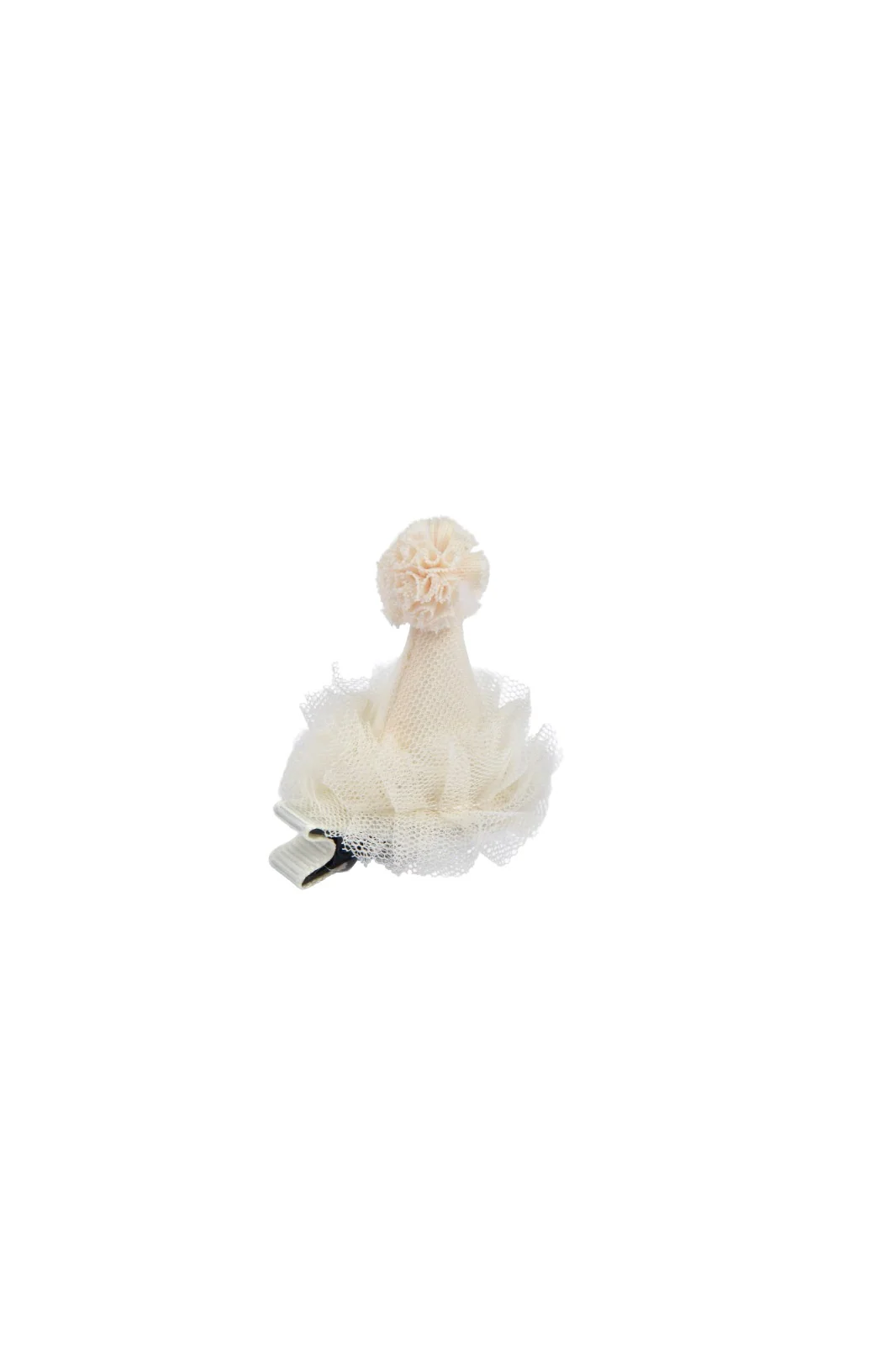 Chica Magica Medium Saç Toka White Pompom
