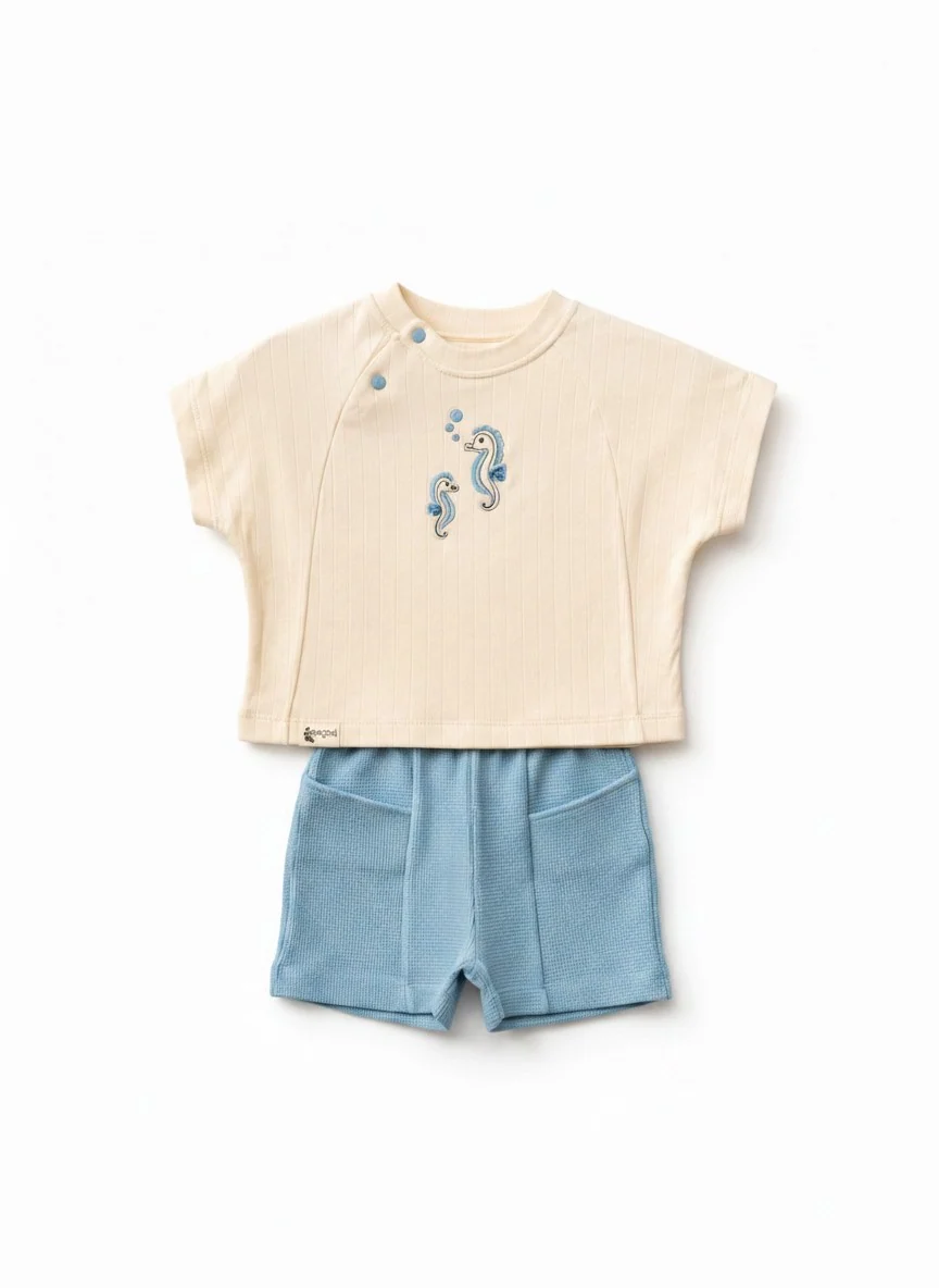 Moon Sea Horse Takım Mavi 5001