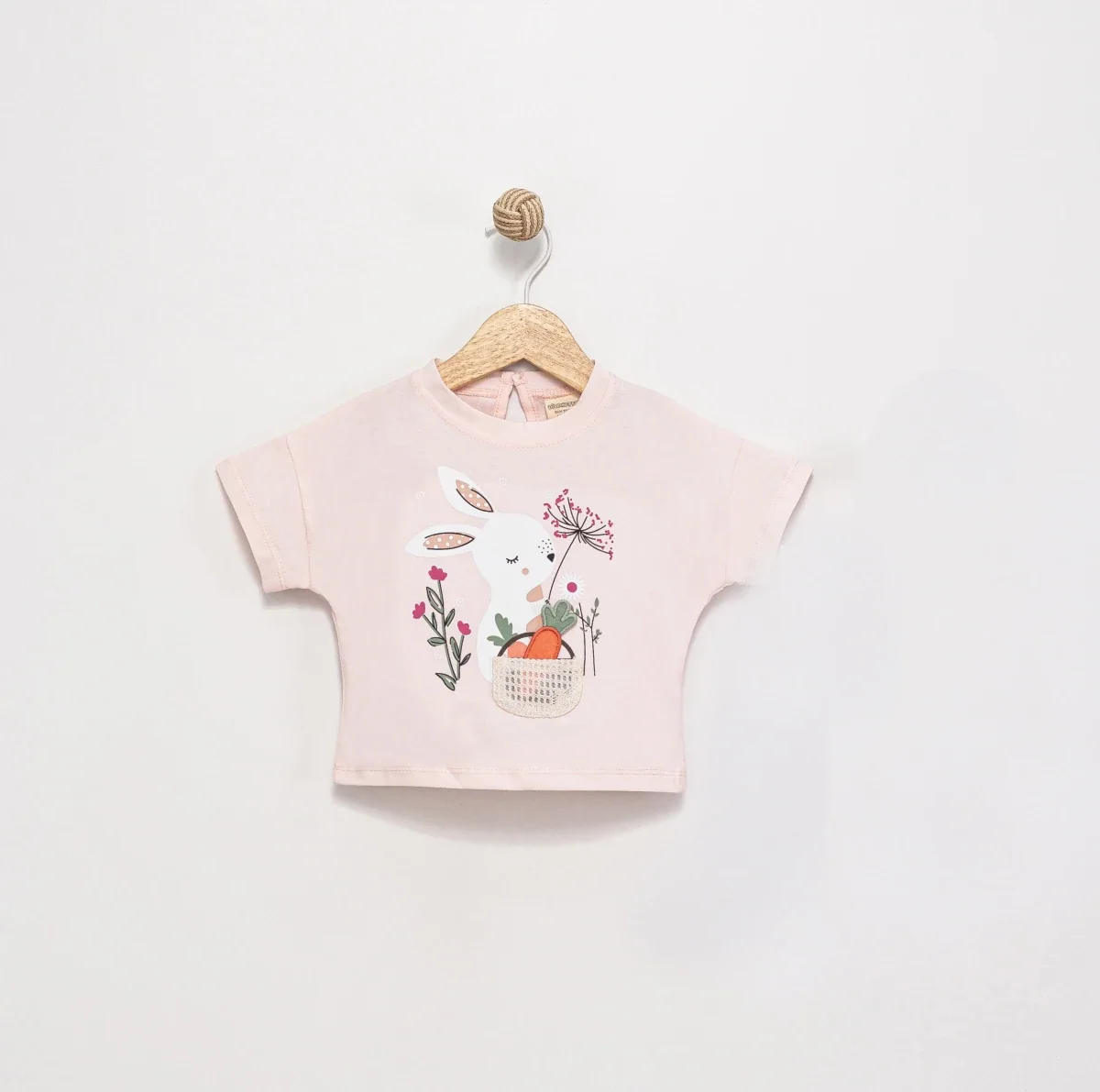 Baby Rabbit T-shirt Pudra 1385-1