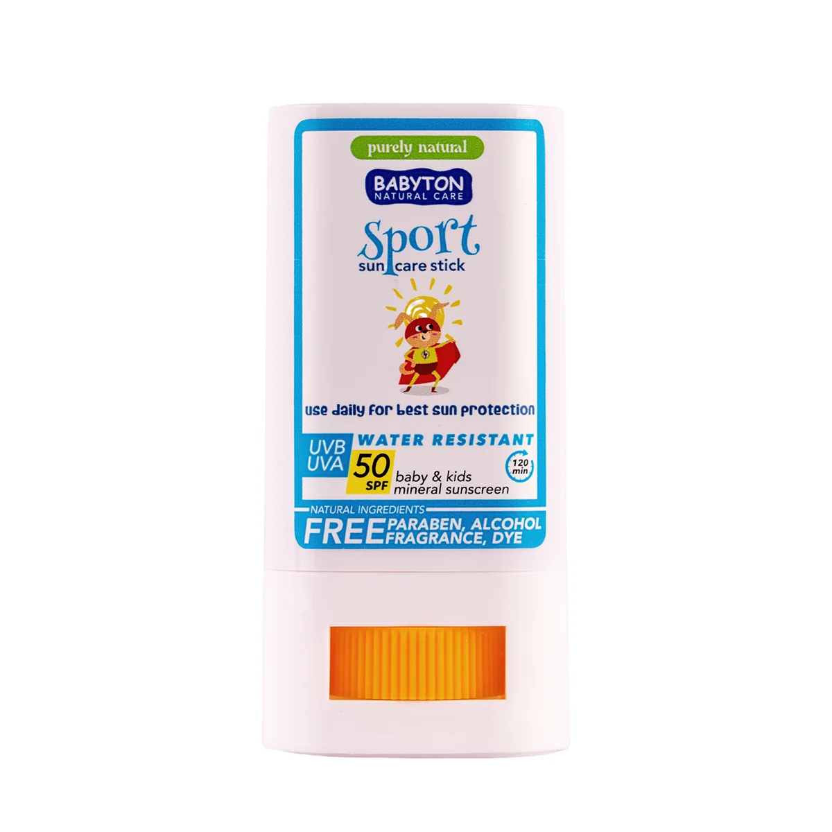 Bebek & Çocuk Suya Dayanıklı Doğal Güneş Koruyucu Stick 50 SPF 20 gr