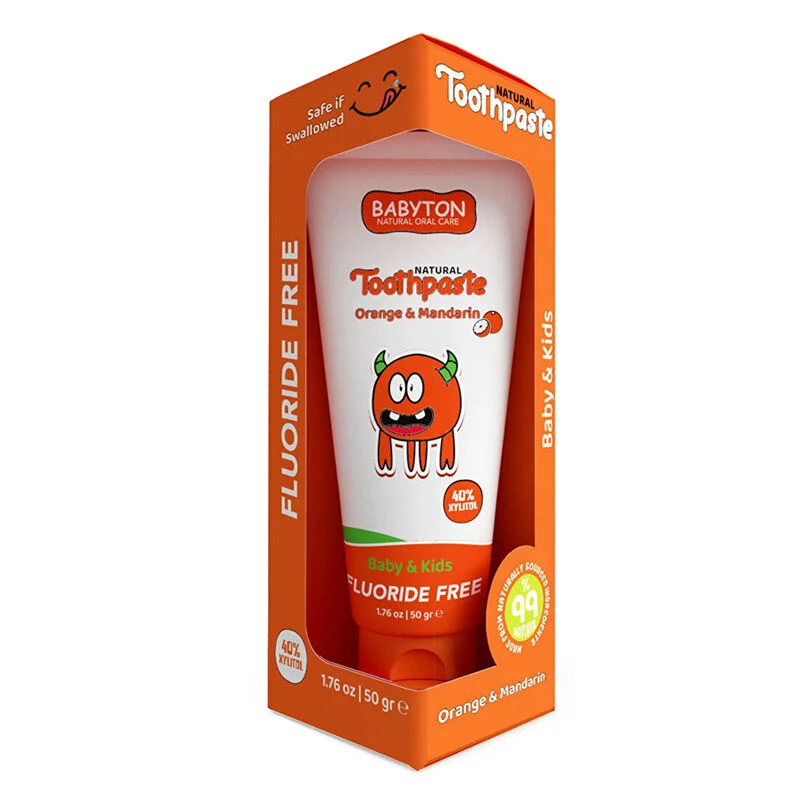 Organik Doğal Portakal & Mandalina Aromalı Diş Macunu 50gr