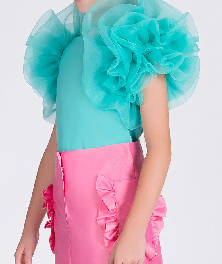 Goose Azure Tutu Bluz