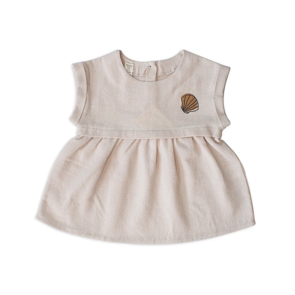 Organic Sand "Shell" Dress