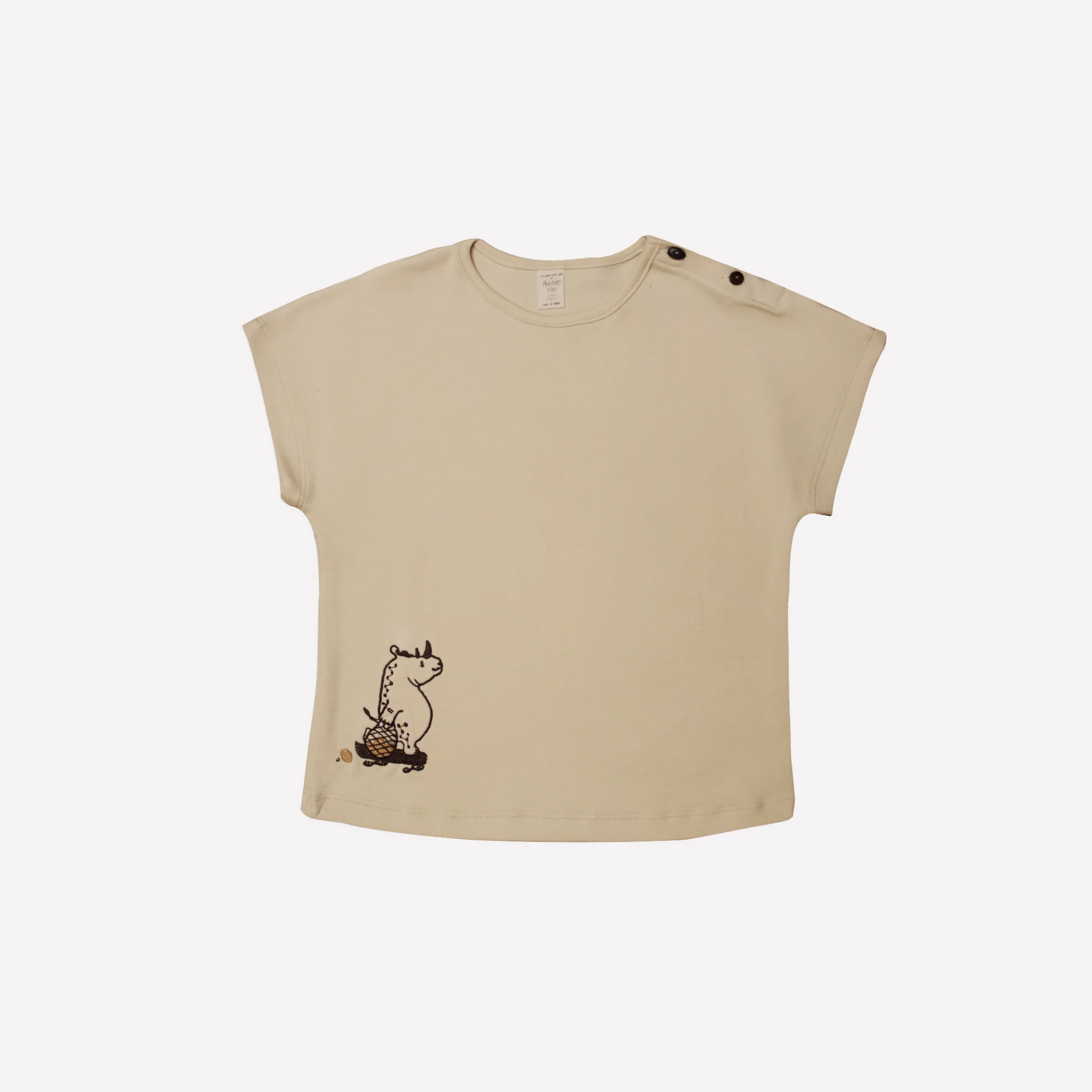 Organik Semolina Rhino T-Shirt