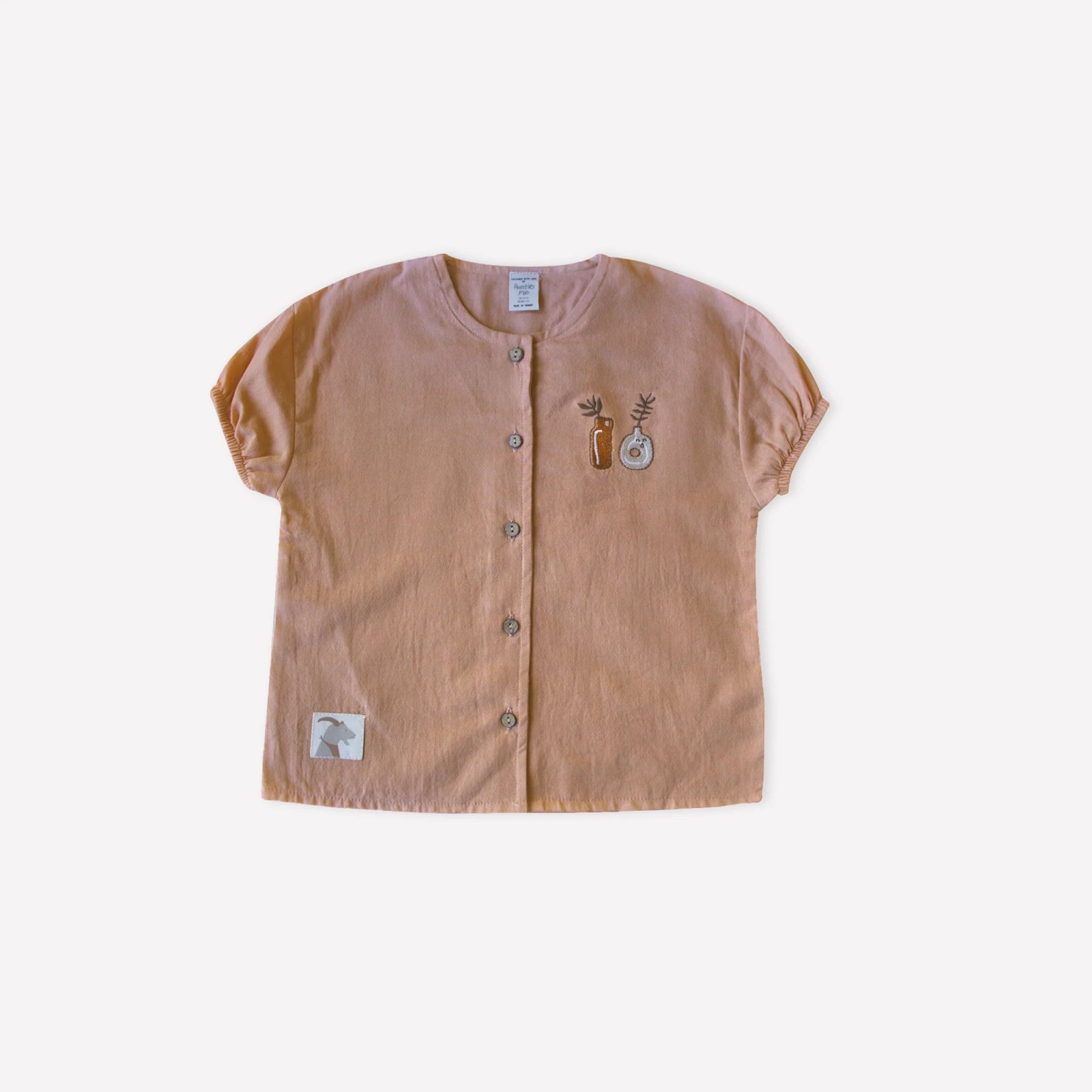 Organic Cork Two Plant Ceramics Shirt