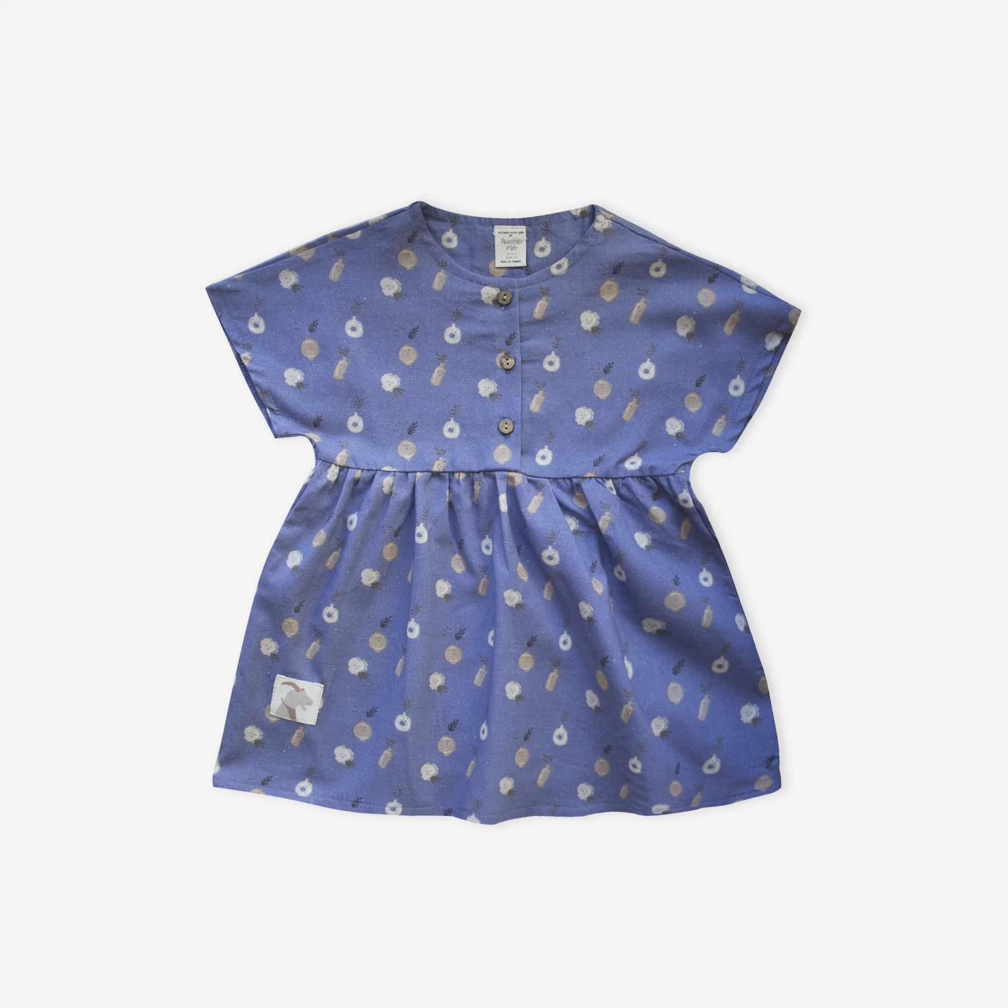 Blue Ice Plant Ceramics Dress