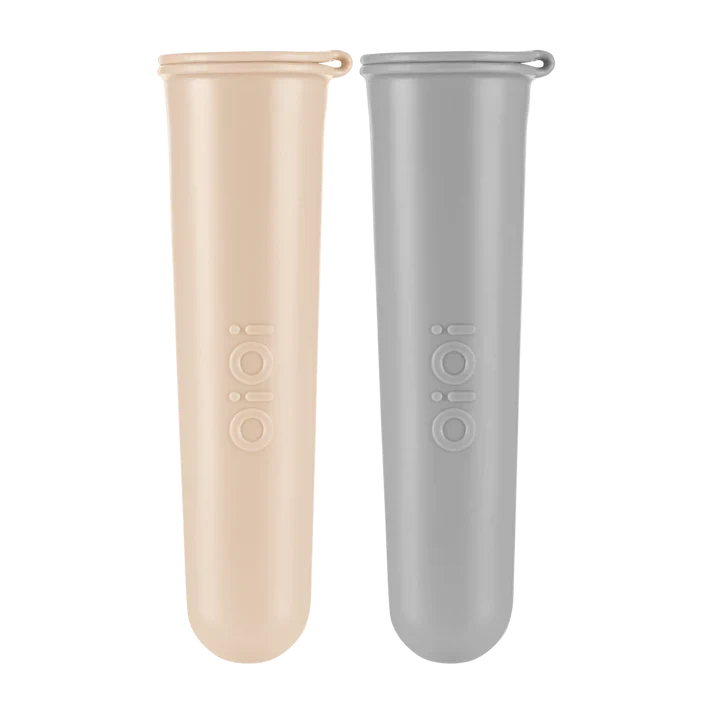 OiOi Buz Buz Silikon Dondurma Kalıbı Bubble Beige ve Powder Grey