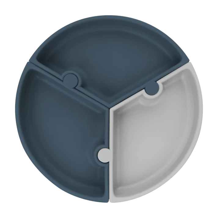 OiOi Puzzle Deep Blue Powder Grey