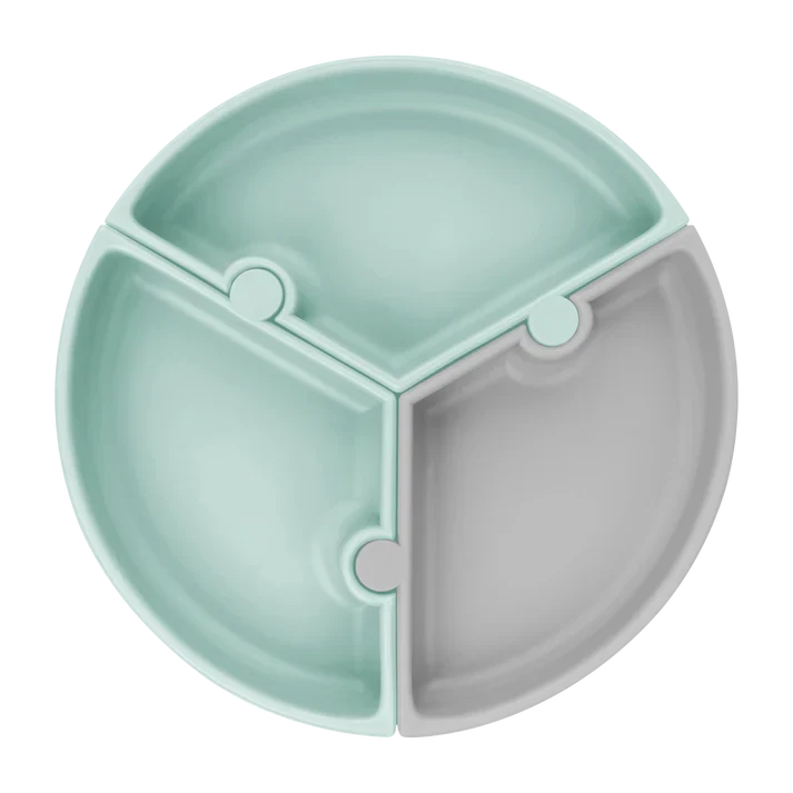 OiOi Puzzle River Green Powder Grey