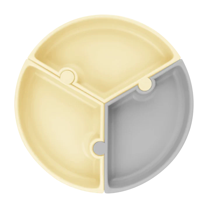 OiOi Puzzle Mellow Yellow Powder Grey