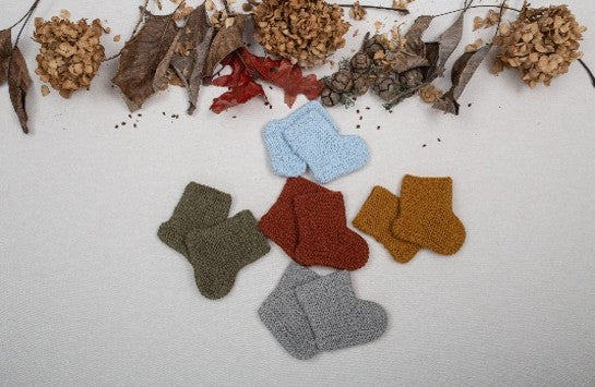 Terra Cotta Haroşa Patik Uzun Haki - Hardal- Kiremit